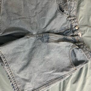 Zara Highwaist Blue Denim Jean Shorts